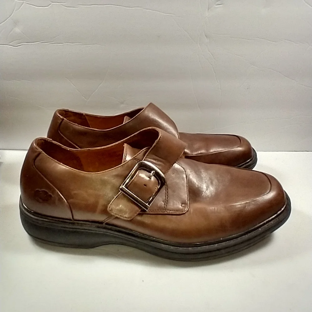 Dr. Comfort Leader Comfort Monk Strap Shoes Men's sz 11.5W